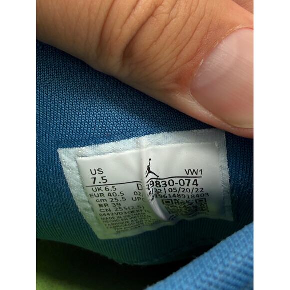 Nike Air Jordan Luka 1 Next Nature Orange Grey Sneakers DR9830-074 Mens Size 7.5 - Picture 6 of 6